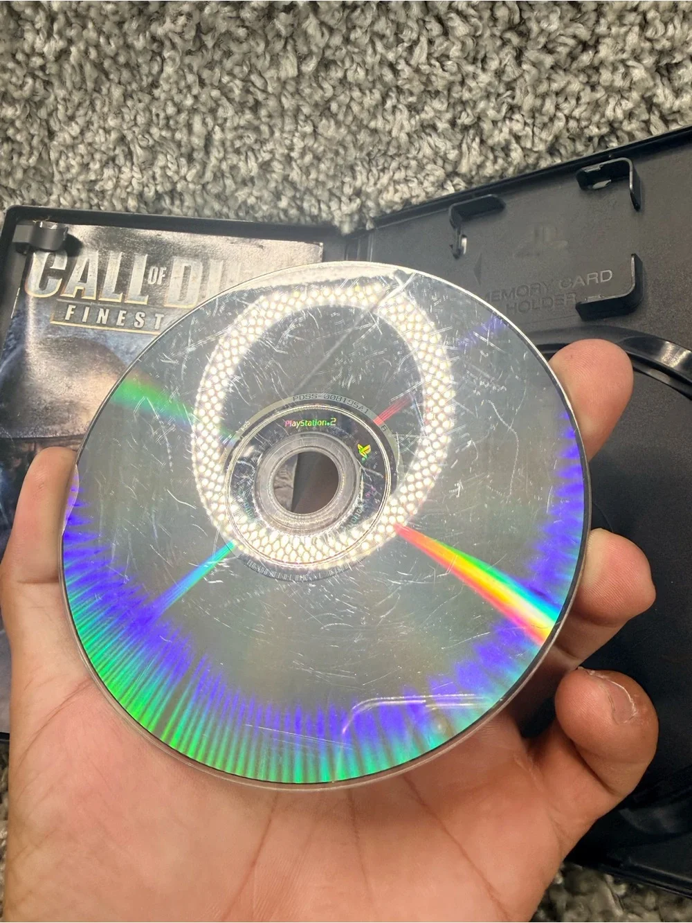 Call of Duty: Finest Hour (PlayStation 2) - Black and Red Cover